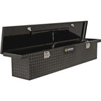 Northern Tool Slim Low Profile Crossover Truck Tool Box - Aluminum, Gloss Black, Paddle Latches, 69in. x 12in. x 13in., Model# 36212712