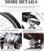 Electric Bike for Adults 350W 26''  Camel Electric Bicycle Assisted Bicycle for Female Men with Removable LarCapacity Lithium Battery and Charger.