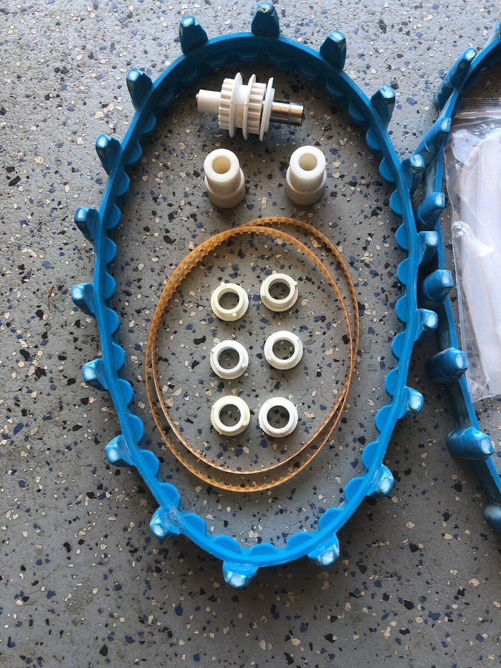 aquabot classic &amp; turbo complete repair kit parts - long pulley - 2012 and up