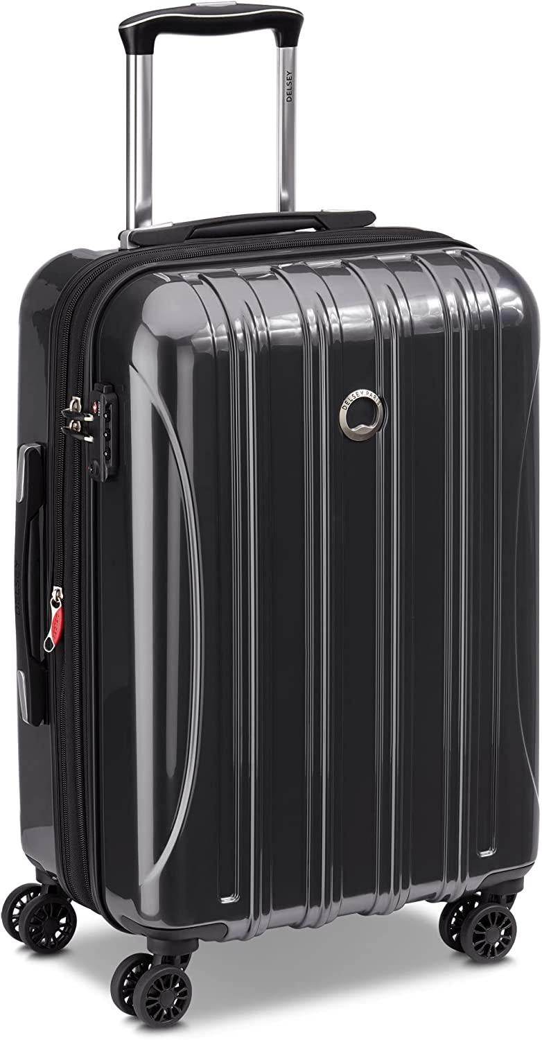 Helium Aero Hardside Expandable Luggage with Spinner Wheels, Titanium, Carry-On 21 Inch