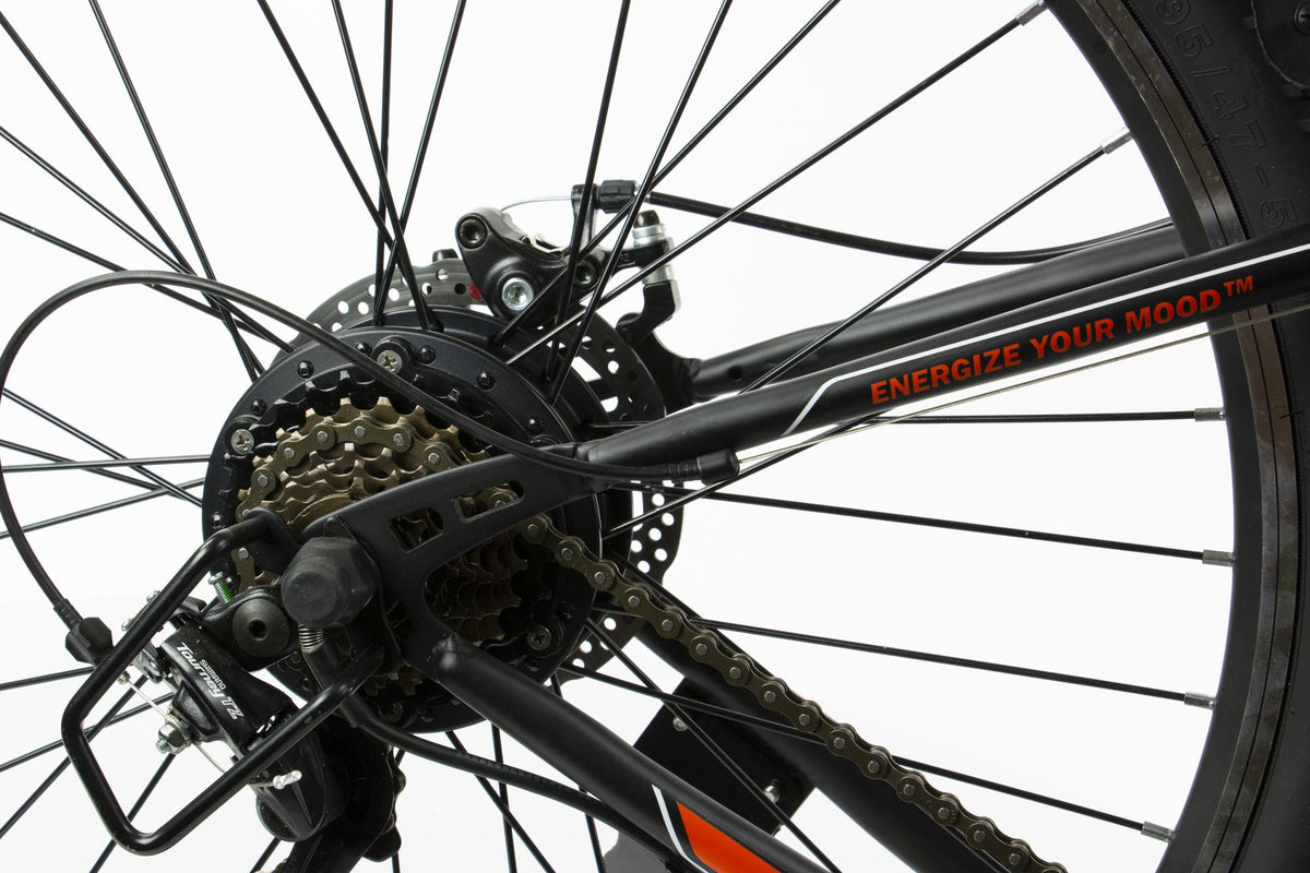 QFX 250W Electric Mountain Bike with  Components &amp; Disc Brakes