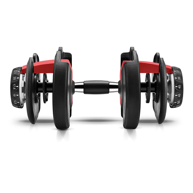 Shengshi Heavy Duty Weight Adjustable Dumbbells Fitness Equipment strength-training at home Dumbbell adjusts from 5 to 52.5 pounds Black