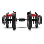 Shengshi Heavy Duty Weight Adjustable Dumbbells Fitness Equipment strength-training at home Dumbbell adjusts from 5 to 52.5 pounds Black