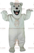 BIGGYMONKEYmascot costume polar bear, grizzly bear, creepy bear costume