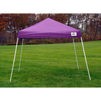 12 ft. W x 12 ft. D Slant-Leg Pop-Up Canopy in Purple with Rust-Resistant Steel Frame, Sealed Seams, and Open-Top
