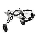 YING XS Size for Small Dog Adjustable  Steel Cart Pet Cat Dog Wheelchair Hind Leg Rehabilitation for Handicapped Dog, 2-Wheel