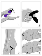 We-Vibe Ditto+ Rechargeable Remote and App Control Vibrating Butt Plug, Black | Black