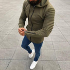 New Men's Zipper Long Sleeve Hoodies