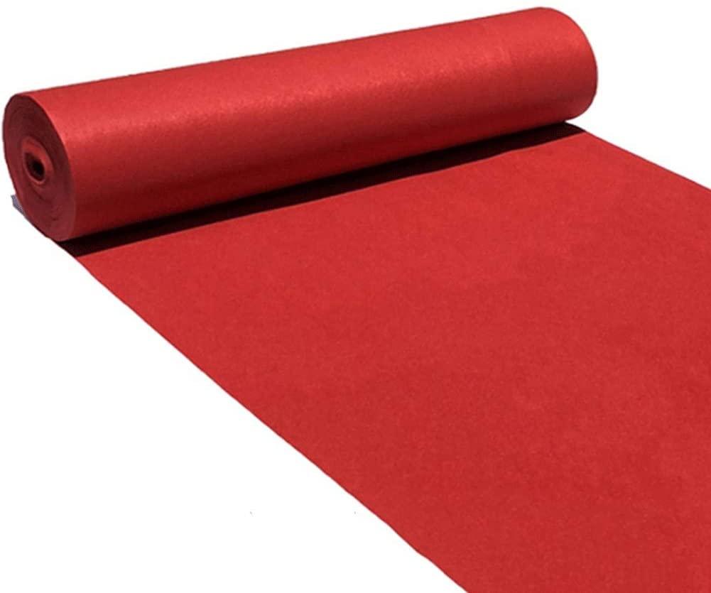 Red Carpet - Wedding Decorations Runway Rug - Christmas Party Decoration Rug - Stair Carpet - Patio Carpet - Non-Slip &amp; Wear-Resistant &amp; Non-Fading, Not Easy to Deform - Party Supplies HENGXIAO