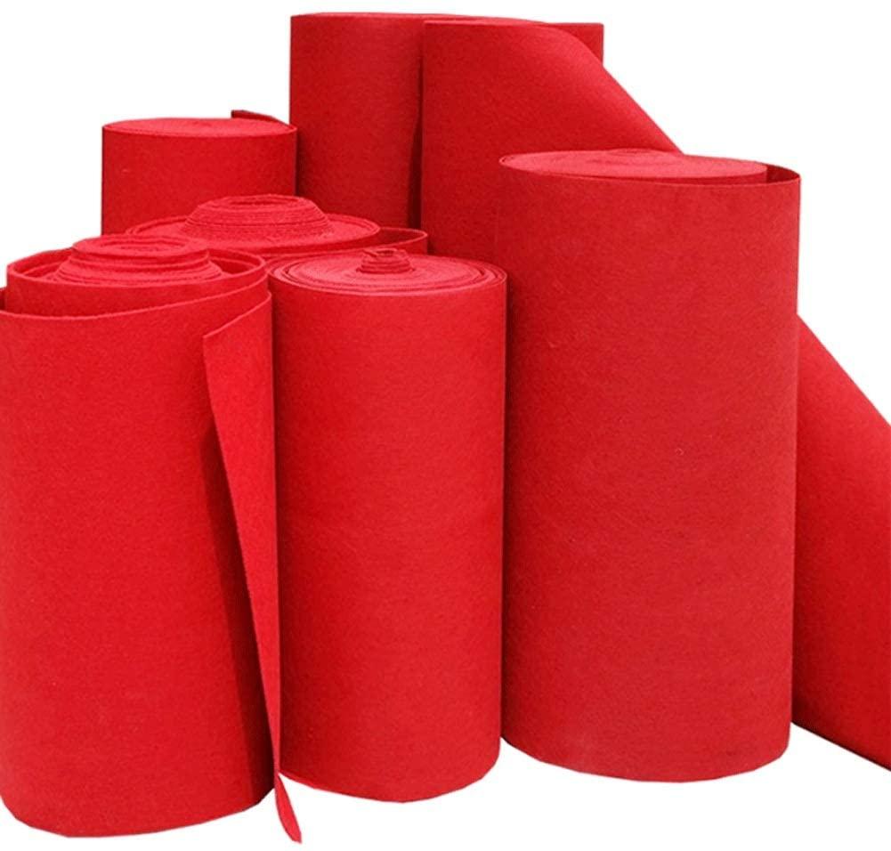 Red Carpet - Wedding Decorations Runway Rug - Christmas Party Decoration Rug - Stair Carpet - Patio Carpet - Non-Slip &amp; Wear-Resistant &amp; Non-Fading, Not Easy to Deform - Party Supplies HENGXIAO