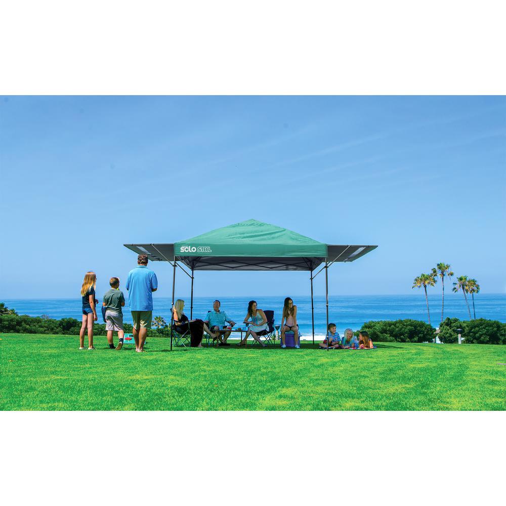 Solo170 10 ft. x 17 ft. Turquoise Straight Leg Canopy