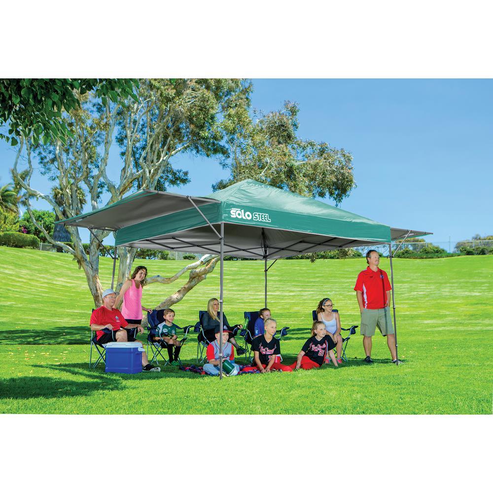 Solo170 10 ft. x 17 ft. Turquoise Straight Leg Canopy
