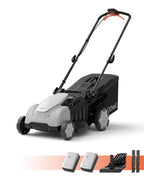 18-inch 40V Self-Propelled Brushless Lawn Mower for Garden Yards, Lightweight Cordless Mower with 6-Position Height Adjustment, 2×5.0Ah Batteries Included