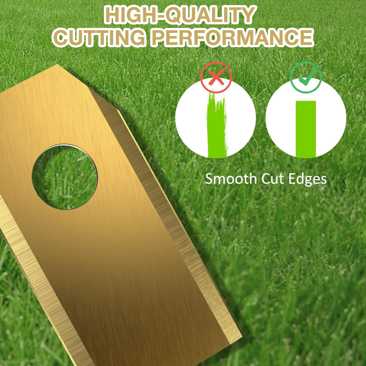 Replacement Blades Compatible with All  Lawn Mowers, 36 Pcs Robotic Lawn Mower Blades Compatible with A1600 Rtk, O500, O1200, G1-800, Gx-600,  Replacement Robotic Mower Blades