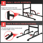 Power Tower Pull Up Bar Dip Station Adjustable Height Home Gym Fitness Equipment