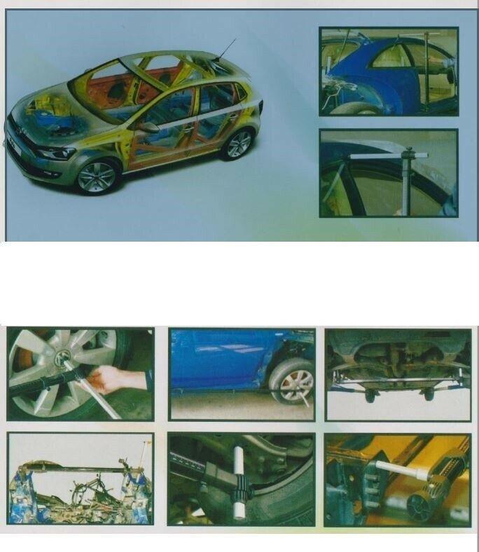 2D MEASURING SYSTEM AUTO BODY FRAME MACHINE RACK TRAMGAUPERFECT SOLUTION