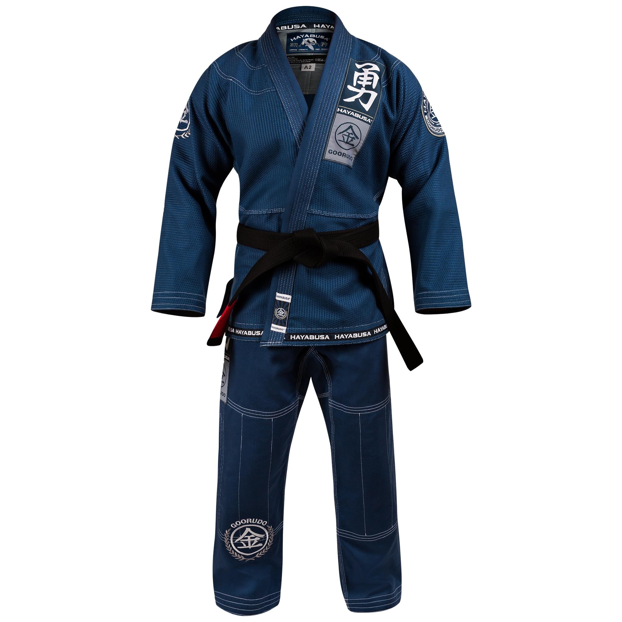 Hayabusa Goorudo 3 Gold Weave Jiu Jitsu Gi, Blue A0