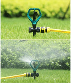 BBGS Lawn Sprinkler with Hose, Garden Water Sprinklers Round Spray Sprinkler Automatic 360 Rotating Lawn Irrigation System for Outdoor Garden Yard Lawn (Size : 30m)