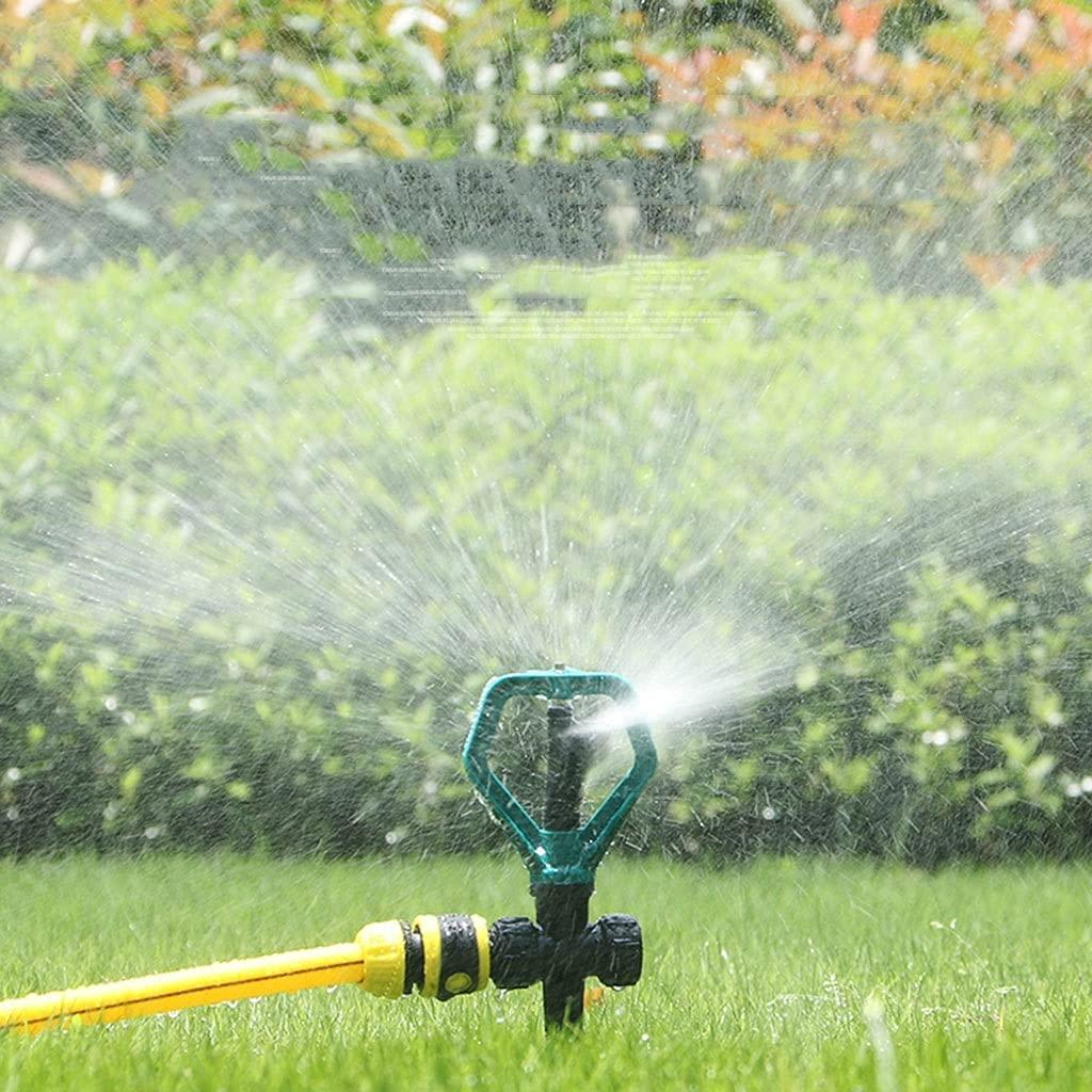 BBGS Lawn Sprinkler with Hose, Garden Water Sprinklers Round Spray Sprinkler Automatic 360 Rotating Lawn Irrigation System for Outdoor Garden Yard Lawn (Size : 30m)