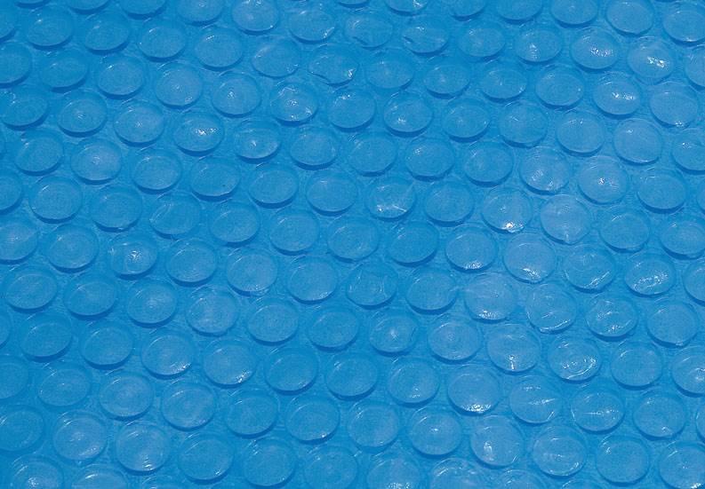 12-Foot Easy Set and Metal Frame Swimming Pool Solar Cover Tarp, Blue (3 Pack)