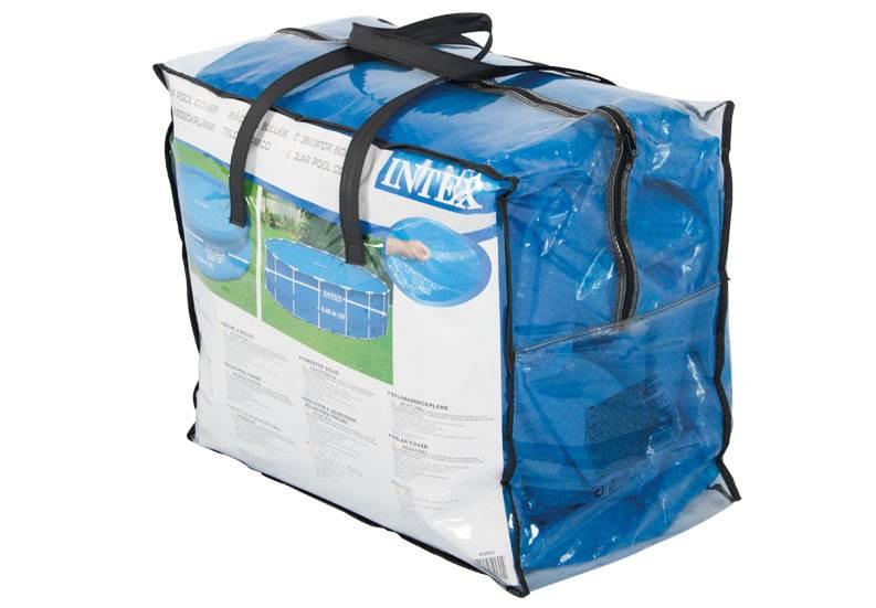 12-Foot Easy Set and Metal Frame Swimming Pool Solar Cover Tarp, Blue (3 Pack)