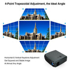 native 1080p led fhd wifi blue-tooth android projector 4k home theater cinema tv