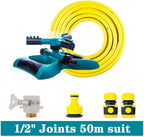 Water Sprinklers 1/2" Joints Watering Sets Garden Showers Lawn Garden Watering (Size : 50m Suit)
