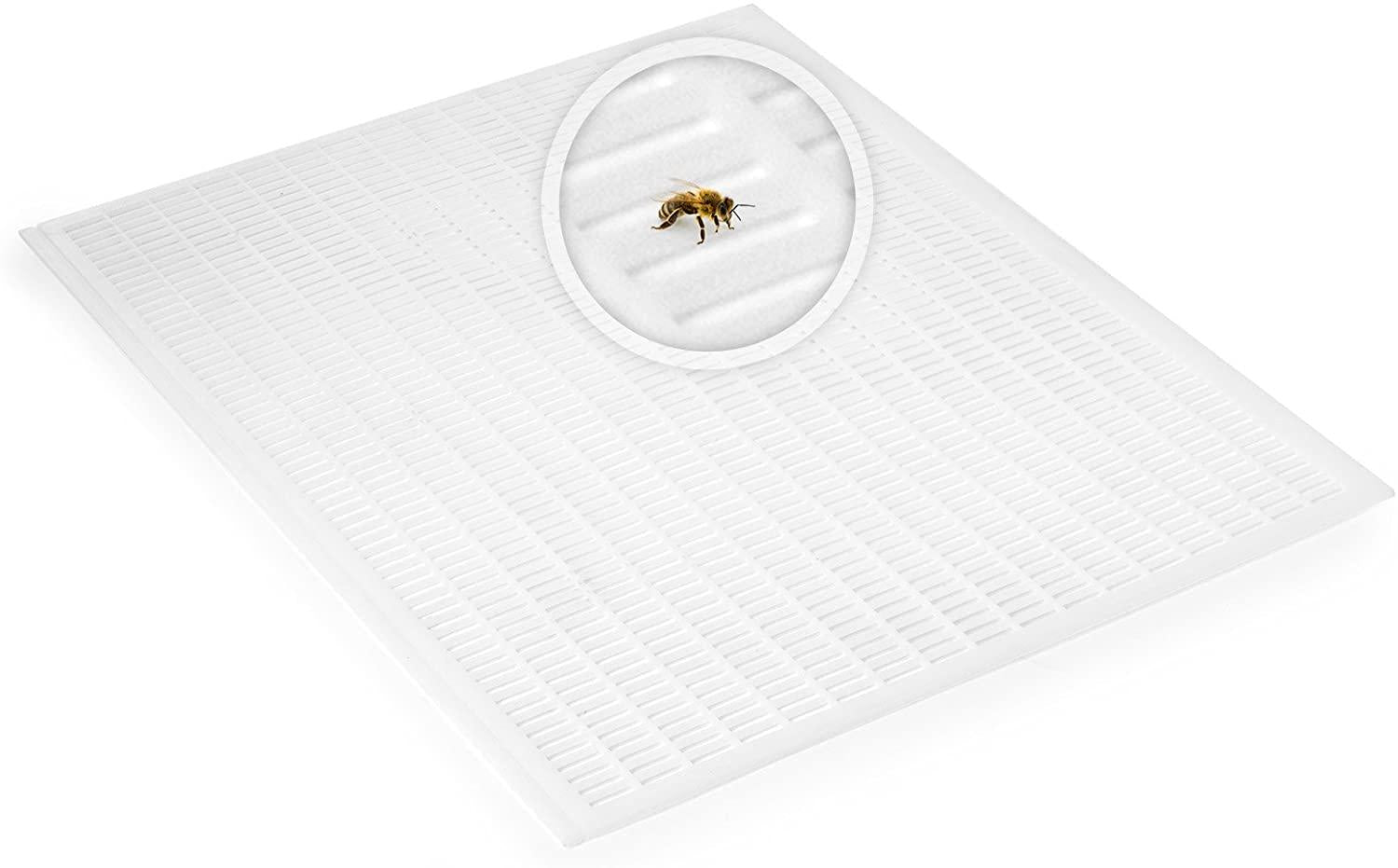honey keeper beehive 20 frame complete box kit (10 deep and 10 medium) with metal roof for langstroth beekeeping