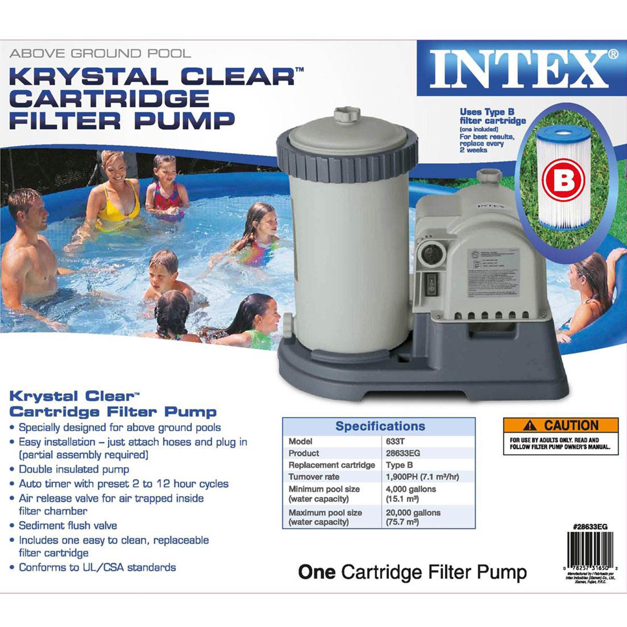 intex krystal clear 2500 gph filter pump | 28633eg &amp; kokido automatic vacuum