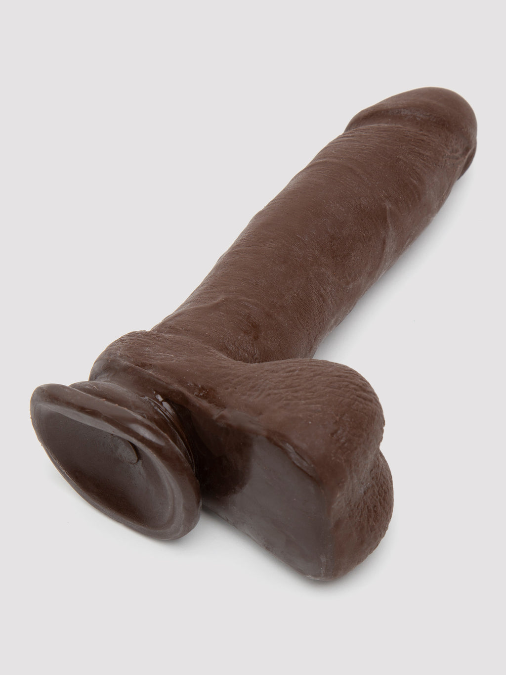 Doc Johnson The D Dual-Density Brown Girthy Realistic Dildo 7.5 Inch, Flesh Brown | Flesh Brown