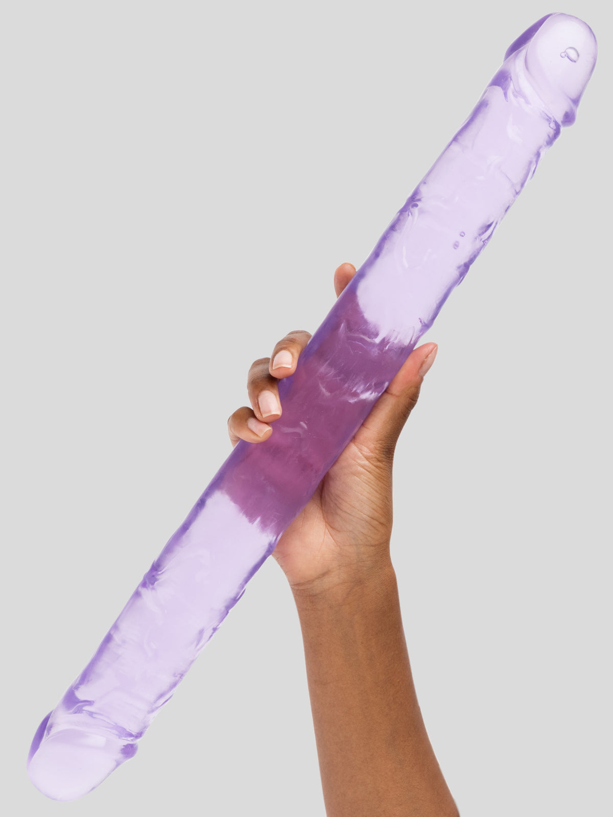 BASICS Realistic Double-Ended Dildo 18 inch , Purple | Purple