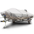 Sportsman 1200 Denier 16 ft. to 18 ft. Beam Width 106 in. Gray Center Console Flat Front/Skiff/Deck Boat Cover BTCCD-4