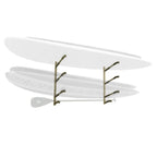 Glacik Wall Mount Rack StoraSystem for SUP/Paddle Boards &amp; Surfboards, Holds 3 Boards, Powder-Coated Rust Prevention