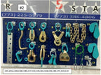 SET#2 15 Pcs HEAVY DUTY AUTO BODY FRAME MACHINE PULLING TOOLS & CLAMPS MEGA PACK