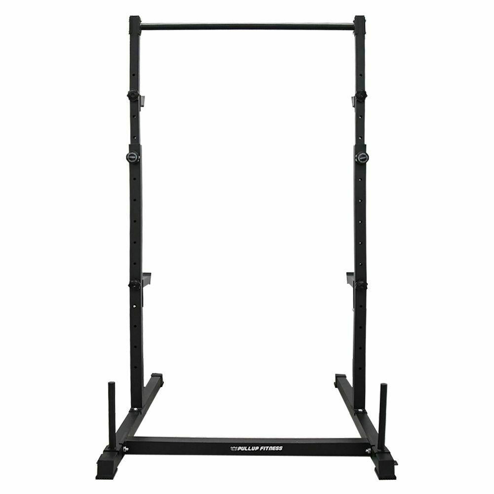 Sanheshun 2in1 Power Rack Weight Lifting Squat Stand Strength Training Home Gym Power CaPull Up Bar