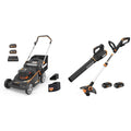 Nitro 40V 21" Cordless Lawn Mower Bundle with 20V String Trimmer, Edger &amp; Leaf Blower, 2 Batteries &amp; Charger