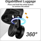 Luggage Sets Clearance Spinner Wheels Suitcase 3 Piece Set PC+ABS with TSA Lock Carry on Hardshell Lightweight 20in 24in 28in, White