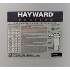 Hayward Tank Body, Hayward Perflex EC50A, w/Flow Diffuser