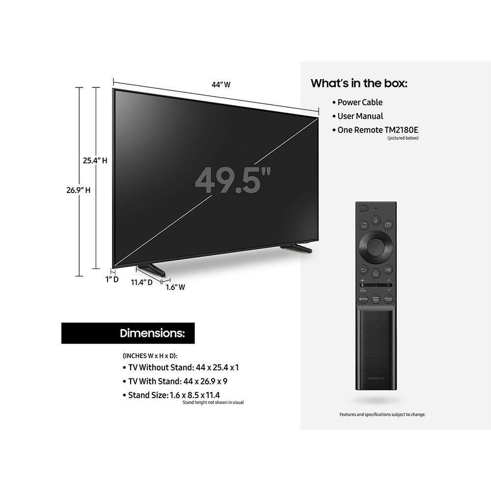 samsung 50-inch class qled q60a series 4k uhd smart tv