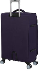 Filament 28" Softside Checked 8 Wheel Expandable Spinner, Purple/Lilac