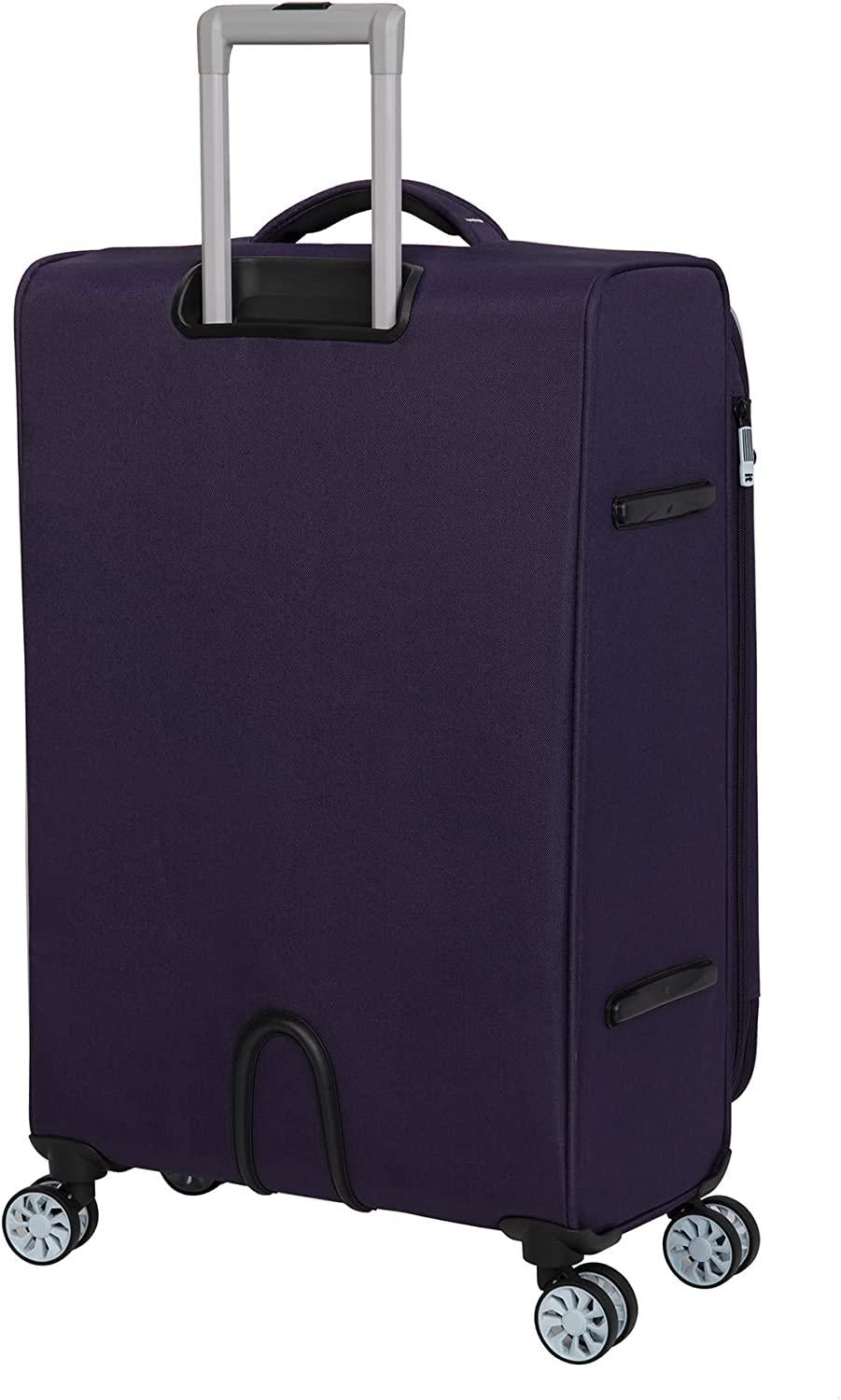Filament 32" Softside Checked 8 Wheel Expandable Spinner, Purple/Lilac