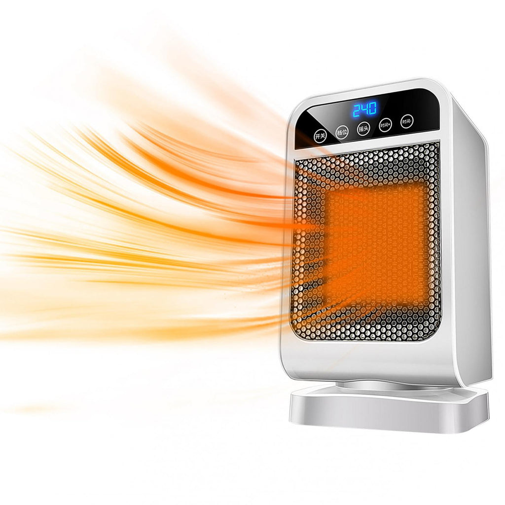 Jovati Space Heater for Indoor Use, Fast Heating Ceramic Electric Heater , Overheating &amp; Tip-Over Protection,Portable Heater Oscillating Ceramic Heater for Bedroom, Office, and Indoor Use