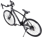 Kingtowag Road Bike Lightweight Aluminum Fork Commuter Bicycles Rear Full Suspension 21 Speed Disc Brakes 700c Tire Wheels 26 inch Durable Mountain Bike for Men and Women