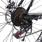 Kingtowag Road Bike Lightweight Aluminum Fork Commuter Bicycles Rear Full Suspension 21 Speed Disc Brakes 700c Tire Wheels 26 inch Durable Mountain Bike for Men and Women