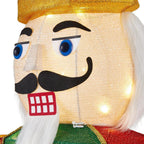 6 ft Warm White LED Nutcracker Y20 Holiday Yard Decoration