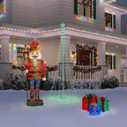 6 ft Warm White LED Nutcracker Y20 Holiday Yard Decoration