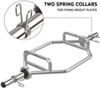 SATICO Olympic Hex Bar Barbell Bars - 56" Deadlift Trap Bar Weights Lifting Shrug Bar w/ Knurled Handles For Trap/Shoulder Exercises, Deadlift &amp; Farmers Walk Home