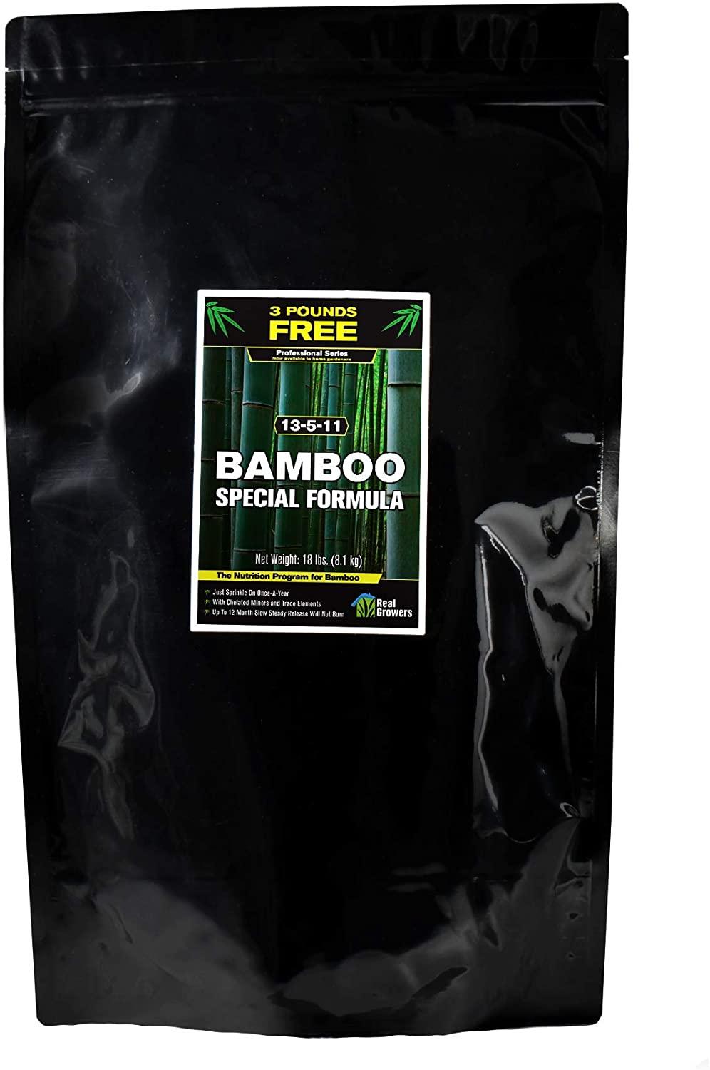 bamboo special 12 month control release 13-5-11 high nitrogen fertilizer - 18 pound package