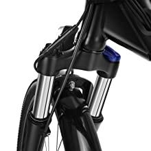 Heybike Cityscape Electric Bike 350W Electric City Cruiser Bicycle-Up to 40 Miles- Removable Battery,  7-Speed and Dual Shock Absorber, 26" Electric Commuter Bike for Adults