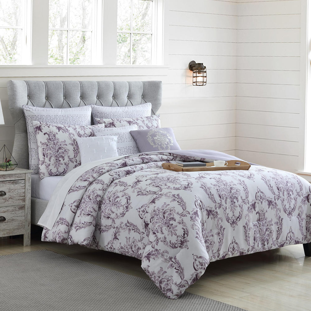 Modern Threads 8 Piece Fashion Comforter set Ava-Thistle King
